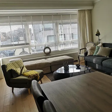 Luxurious T3 Garage, View On The Noordzee, 2-6 P Baby In Plein Center Lägenhet Oostende